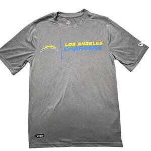 Los Angeles Chargers NFL Team Apparel T-Shirt S Gray Polyester